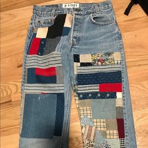Bode x Bsides patchwork Jeans